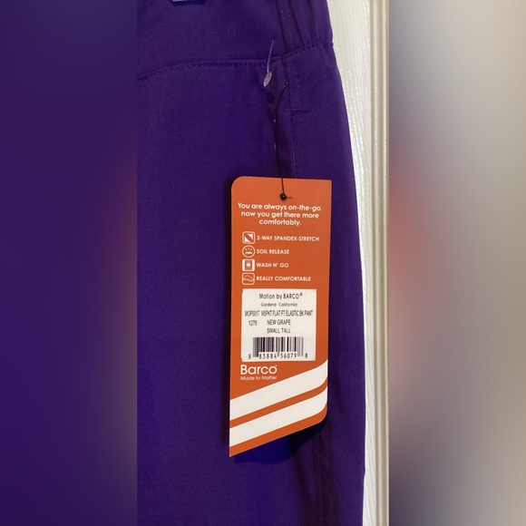 Motion By Barco 5 Pocket Scrub Pant Size Small Tall - Picture 4 of 6